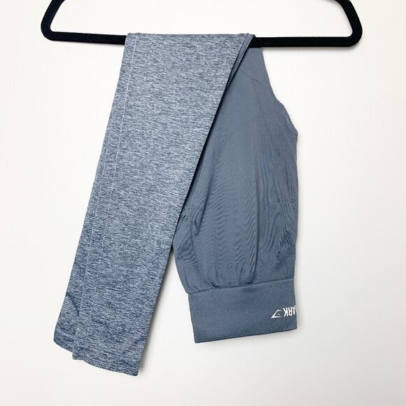 Gymshark High Rise Seamless Leggings Two Toned Grey - Size Small - Picture 1 of 6